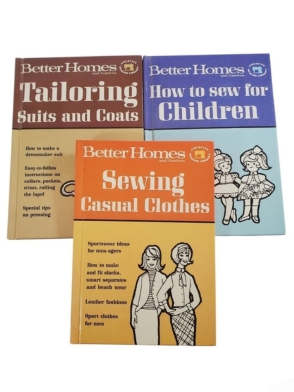 Better Homes & Gardens Vintage Sewing Books Set Of 3